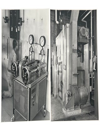 Industrial Photographs of Mid-Century Chemical Processing Plant, Archive of 14 Large Format Photographs, circa 1950s to 1960s
