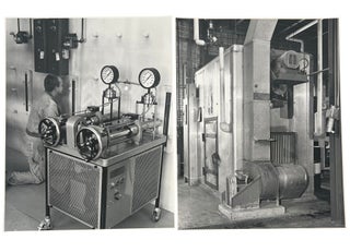 Industrial Photographs of Mid-Century Chemical Processing Plant, Archive of 14 Large Format Photographs, circa 1950s to 1960s