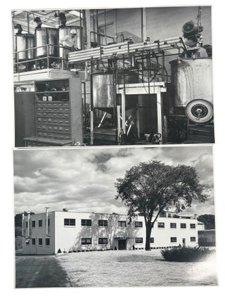 Industrial Photographs of Mid-Century Chemical Processing Plant, Archive of 14 Large Format Photographs, circa 1950s to 1960s