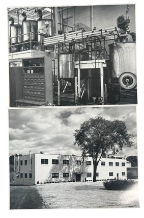 Industrial Photographs of Mid-Century Chemical Processing Plant, Archive of 14 Large Format Photographs, circa 1950s to 1960s