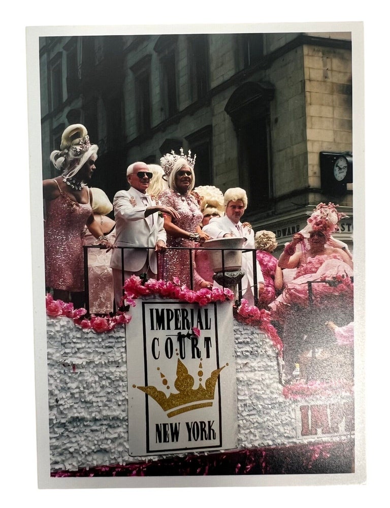 Item #23559 Drag Pageantry Photo Archive, "The Imperial Court," and PRIDE Visibility in New York City. Drag History, The Imperial Court of New York.
