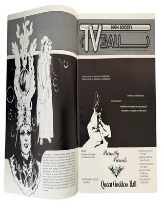 The World of Transvestites and High Society TV Ball Magazine Archive of 5 Issues. 1970s-1990s