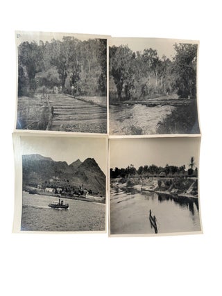 Colonial Belgian Congo and Congolese Encounter Photo Archive, 37 Photographs Documenting Leopoldville, Congo River Settlements, and Colonial Administration Routes, June 1929