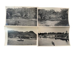 Colonial Belgian Congo and Congolese Encounter Photo Archive, 37 Photographs Documenting Leopoldville, Congo River Settlements, and Colonial Administration Routes, June 1929