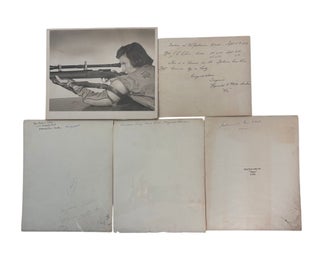 Women's Competitive Shooting with Shotguns and Rifles Archive of 20 Photographs, 1914-55