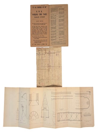 Indian Railways from the Jumna Bridge Works to the Final Years of British Rule Archive of 20 Pieces, 1869-1946