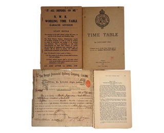 Indian Railways from the Jumna Bridge Works to the Final Years of British Rule Archive of 20 Pieces, 1869-1946