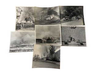 Item #23567 Pikesville Volunteer Fire Company Disaster Large Format Photo Archive, Baltimore...