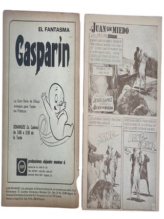 Jos&eacute; G. Cruz's Mexican Western Photo Comic,Archive "Juan Sin Miedo" Portrayed by Jes&uacute;s G&oacute;mez, 1964