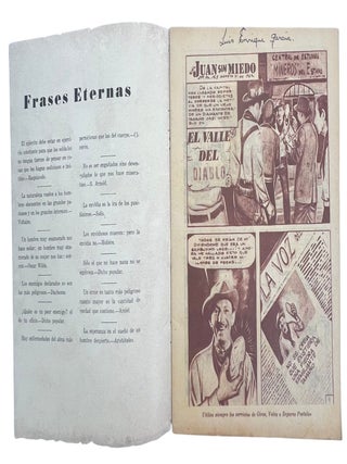 Jos&eacute; G. Cruz's Mexican Western Photo Comic,Archive "Juan Sin Miedo" Portrayed by Jes&uacute;s G&oacute;mez, 1964