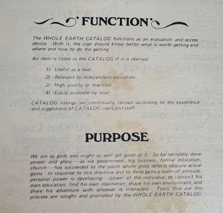 Whole Earth Catalog Archive Stewart Brand's Radical Counterculture 1969-1971