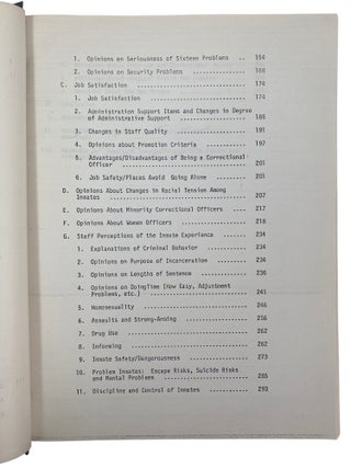 Prison Reform Survey of Minnesota State Prison at Stillwater, 1979, Gathering Inmate Input on Safety, Racial Tension, Sexual Assault, and Labor