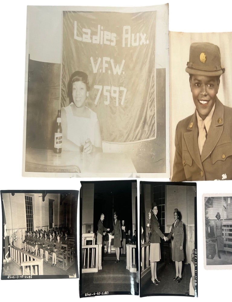 Black Women in WAC, Segregated Army Service Including 8th Service Command Insignia, and...