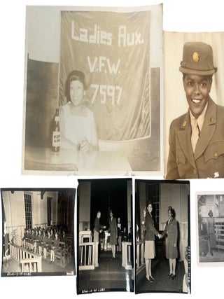 Black Women in WAC, Segregated Army Service Including 8th Service Command Insignia, and. African American WAC.
