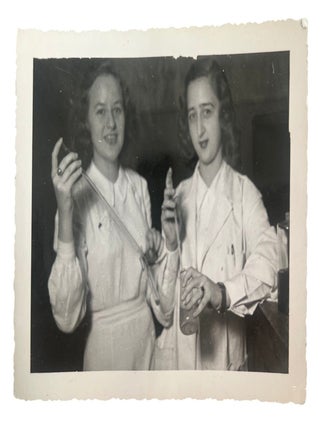 Early Documentation of Women in Chemistry, Bacteriology, Medicine, and Laboratory Instruction, 11 Photographs including Identified Individuals, circa 1900 to 1946