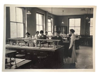 Early Documentation of Women in Chemistry, Bacteriology, Medicine, and Laboratory Instruction, 11 Photographs including Identified Individuals, circa 1900 to 1946