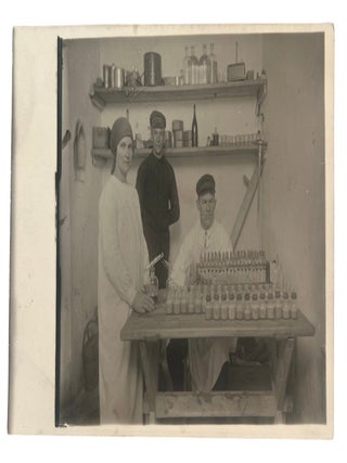 Early Documentation of Women in Chemistry, Bacteriology, Medicine, and Laboratory Instruction, 11 Photographs including Identified Individuals, circa 1900 to 1946