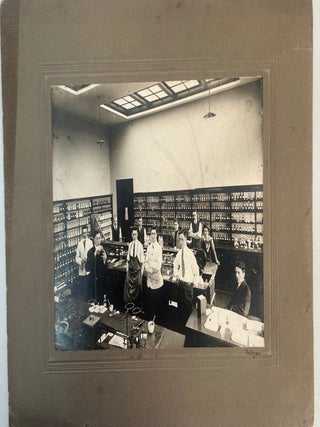 Early Documentation of Women in Chemistry, Bacteriology, Medicine, and Laboratory Instruction, 11 Photographs including Identified Individuals, circa 1900 to 1946