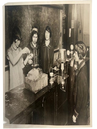 Early Documentation of Women in Chemistry, Bacteriology, Medicine, and Laboratory Instruction, 11 Photographs including Identified Individuals, circa 1900 to 1946