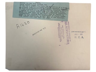 Early Documentation of Women in Chemistry, Bacteriology, Medicine, and Laboratory Instruction, 11 Photographs including Identified Individuals, circa 1900 to 1946