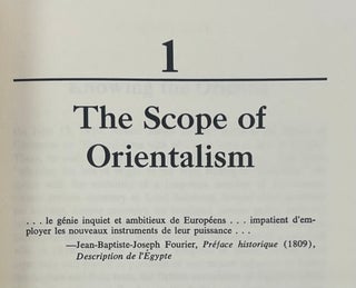 Edward Saids, "Orientalism," First Edition in Original Dust Jacket, 1978