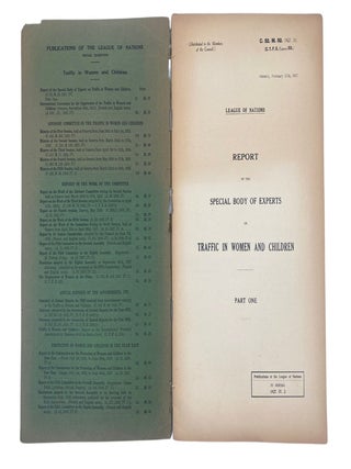 Anti-Sex Trafficking Policy Report by the League of Nations, 1927, Addressing International Sex Trafficking, Regulated Sex Work, and Preventative Education