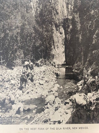 New Mexico Mining Archive Depicting Industrial systems of open pit Copper Extraction at Santa Rita, New Mexico, circa 1940s to 1950s