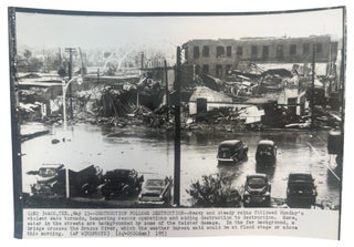 Waco Texas Tornado Destruction, Press Photography Documenting the Death, Infrastructure Destruction, and Rescue Operations, May 1953