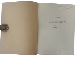 Allied Technical Intelligence and Captured German Aeronautical Research: JIOA Interrogation Report CGD 500, 1946