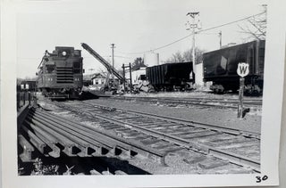 Volunteer Hand Labor and Historic Railroad Preservation, 37 Numbered Photographs, c. 1974