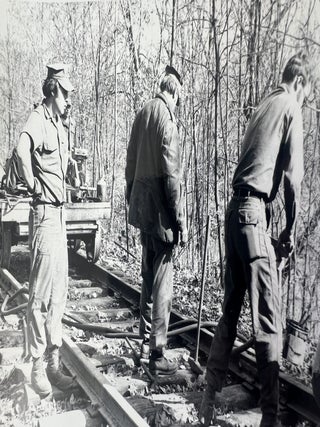 Volunteer Hand Labor and Historic Railroad Preservation, 37 Numbered Photographs, c. 1974
