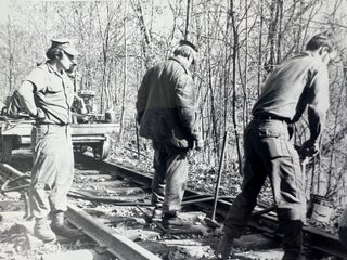 Volunteer Hand Labor and Historic Railroad Preservation, 37 Numbered Photographs, c. 1974