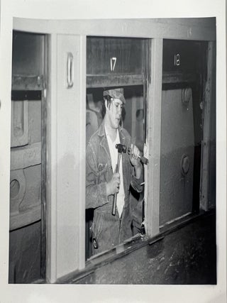 Volunteer Hand Labor and Historic Railroad Preservation, 37 Numbered Photographs, c. 1974