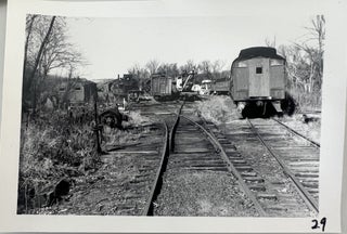 Volunteer Hand Labor and Historic Railroad Preservation, 37 Numbered Photographs, c. 1974