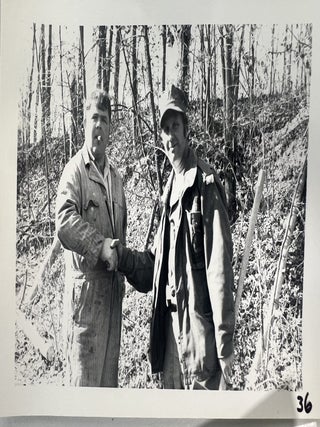 Volunteer Hand Labor and Historic Railroad Preservation, 37 Numbered Photographs, c. 1974