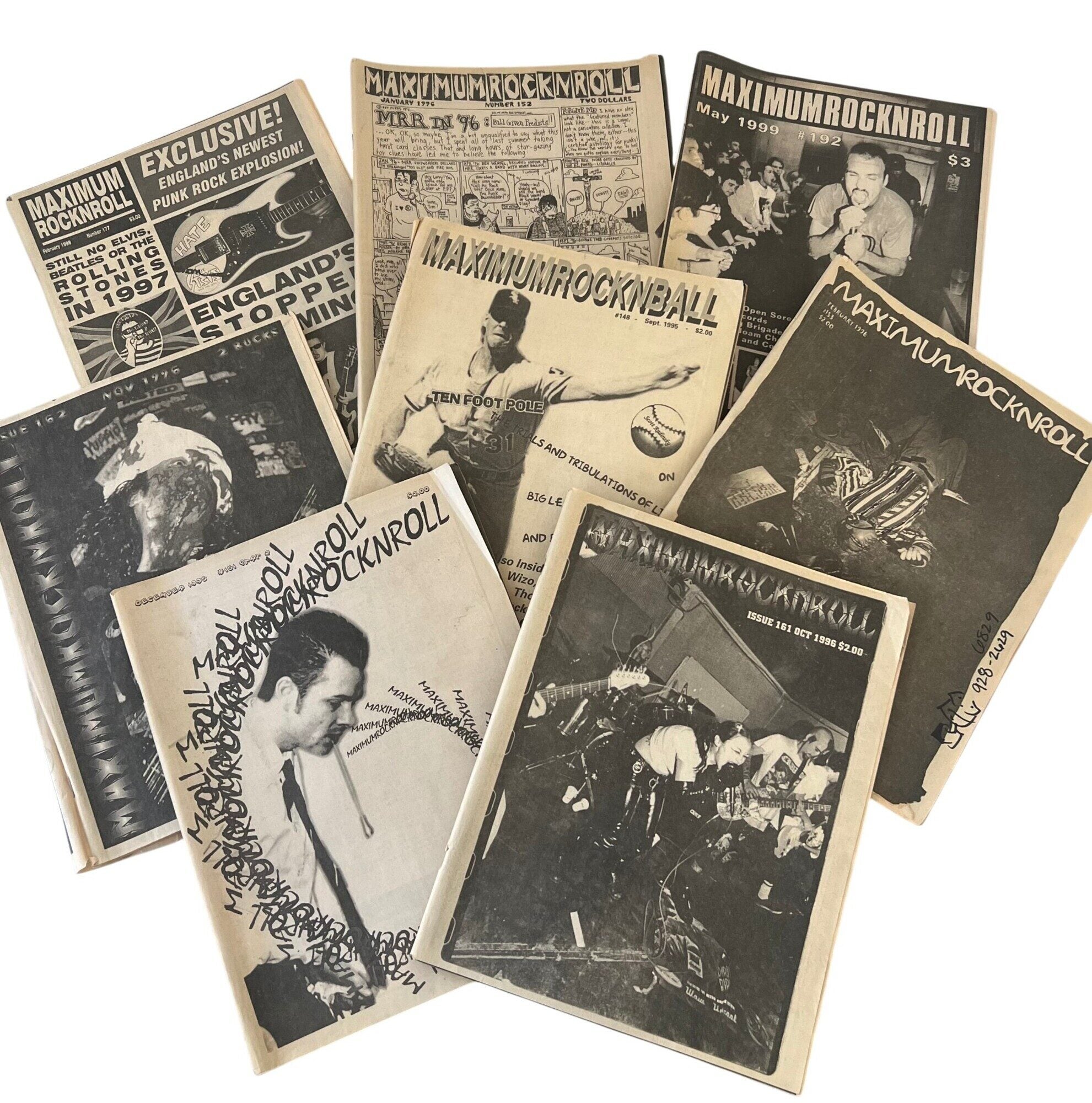 Maximum Rocknroll Archive, Mid 1990s Peak Circulation: Eight