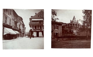 American Railroads, the SS St. Paul, and the International Travel Network Linking Texas to Mexico and Europe, Photo Album with Handwritten Notes,c. 1902