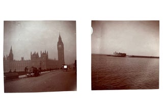 American Railroads, the SS St. Paul, and the International Travel Network Linking Texas to Mexico and Europe, Photo Album with Handwritten Notes,c. 1902
