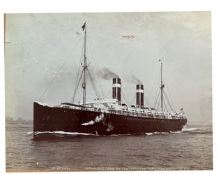 American Railroads, the SS St. Paul, and the International Travel Network Linking Texas to Mexico and Europe, Photo Album with Handwritten Notes,c. 1902