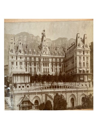 American Railroads, the SS St. Paul, and the International Travel Network Linking Texas to Mexico and Europe, Photo Album with Handwritten Notes,c. 1902