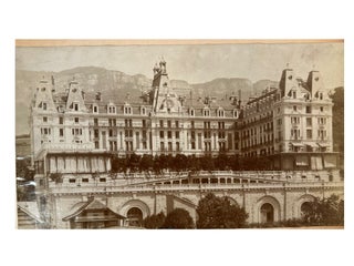 American Railroads, the SS St. Paul, and the International Travel Network Linking Texas to Mexico and Europe, Photo Album with Handwritten Notes,c. 1902