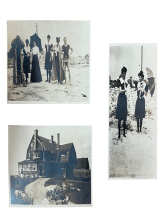 American Railroads, the SS St. Paul, and the International Travel Network Linking Texas to Mexico and Europe, Photo Album with Handwritten Notes,c. 1902