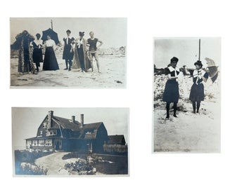 American Railroads, the SS St. Paul, and the International Travel Network Linking Texas to Mexico and Europe, Photo Album with Handwritten Notes,c. 1902