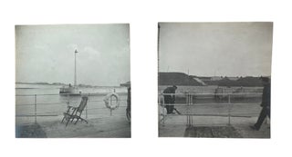 American Railroads, the SS St. Paul, and the International Travel Network Linking Texas to Mexico and Europe, Photo Album with Handwritten Notes,c. 1902