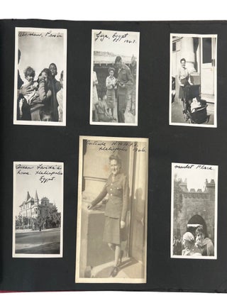 Women&rsquo;s Army Corps Egypt Service Album, 130 Photographs with Identified Individuals and. WAC Photo Album.