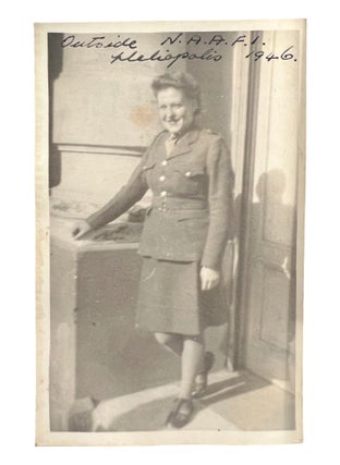 Women’s Army Corps Egypt Service Album, 130 Photographs with Identified Individuals and Captions, 1946 to 1947