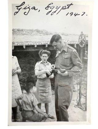 Women’s Army Corps Egypt Service Album, 130 Photographs with Identified Individuals and Captions, 1946 to 1947