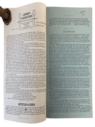 Four "Lesbian Connection " Issues Documenting the Publications Early Expansion of Lesbian Feminist Networks, 1977 to 1979