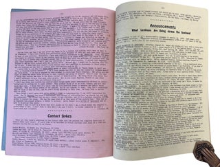 Four "Lesbian Connection " Issues Documenting the Publications Early Expansion of Lesbian Feminist Networks, 1977 to 1979