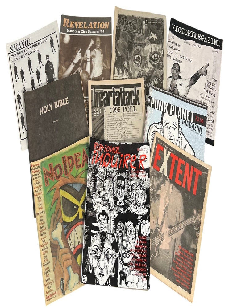 Item #23639 Archive of Punk and Hardcore Zines, Label Magazines and Catalogues, Including Maximumrocknroll, Revelation Records, and Punk Planet, 1996 to 2000. Punk Planet, Maximumrocknroll.